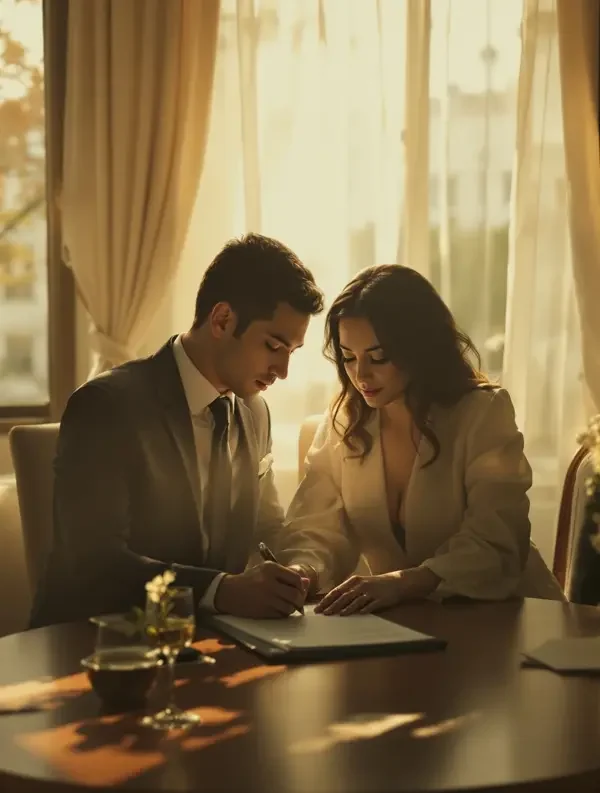 契约婚姻:老公太撩人-甜宠短剧-黄果短剧 契约婚姻:老公太撩人短剧封面,甜宠题材,共88集